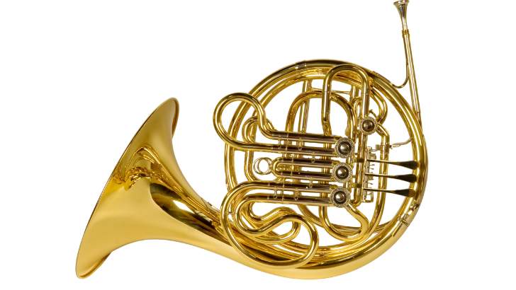 French Horn - A Brass Musical Instrument